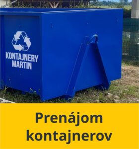 prenajom kontajnerov martin